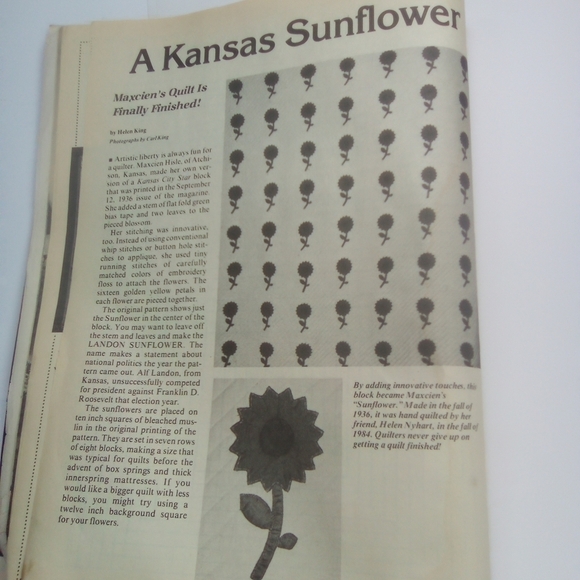 Old Fashioned Patchwork Vintage Magazine Quilting Quilt Patterns - Picture 4 of 13